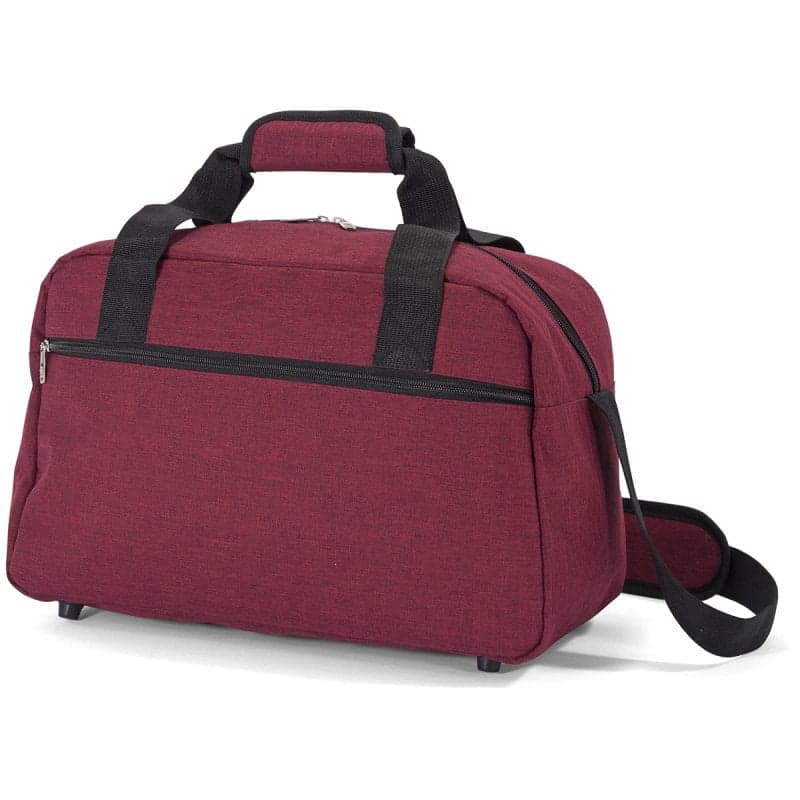 Benzi BZ5528 Bolsa de Viaje 40×20×25cm, 20L, Apta para Ryanair y Vueling, Poliéster Resistente al Agua, Correa Ajustable y Bolsillo Frontal, Rojo