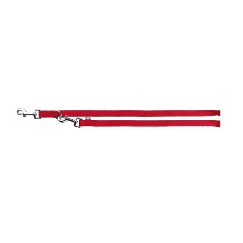 Correa para perro TRIXIE 20083 nylon rojo longitud regulable 2 m
