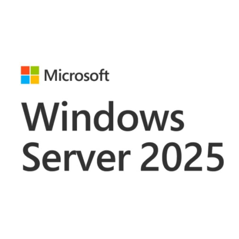 Software Microsoft Windows Server Standard 2025 Alemán 1 licencia 64-bit OEM