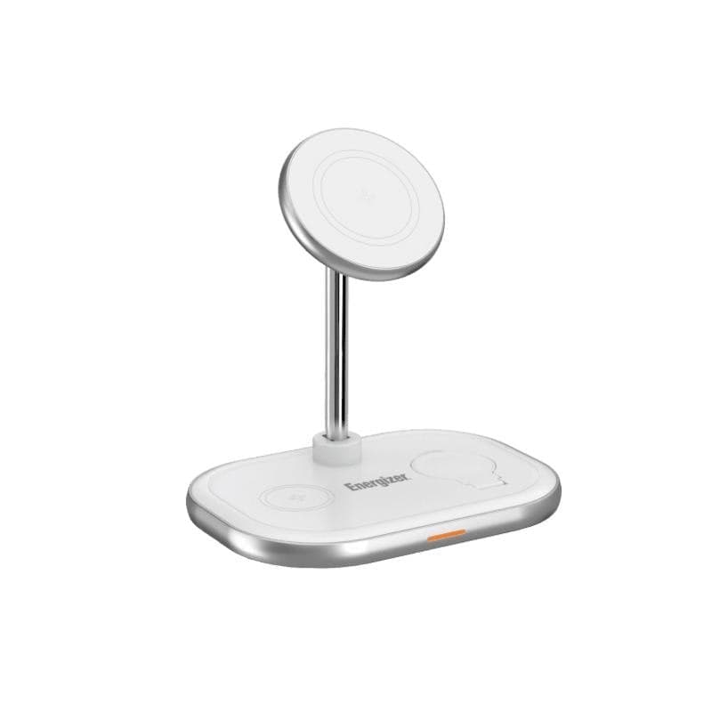Cargador Energizer WCP303 inalámbrico Qi carga rápida blanco 3 dispositivos