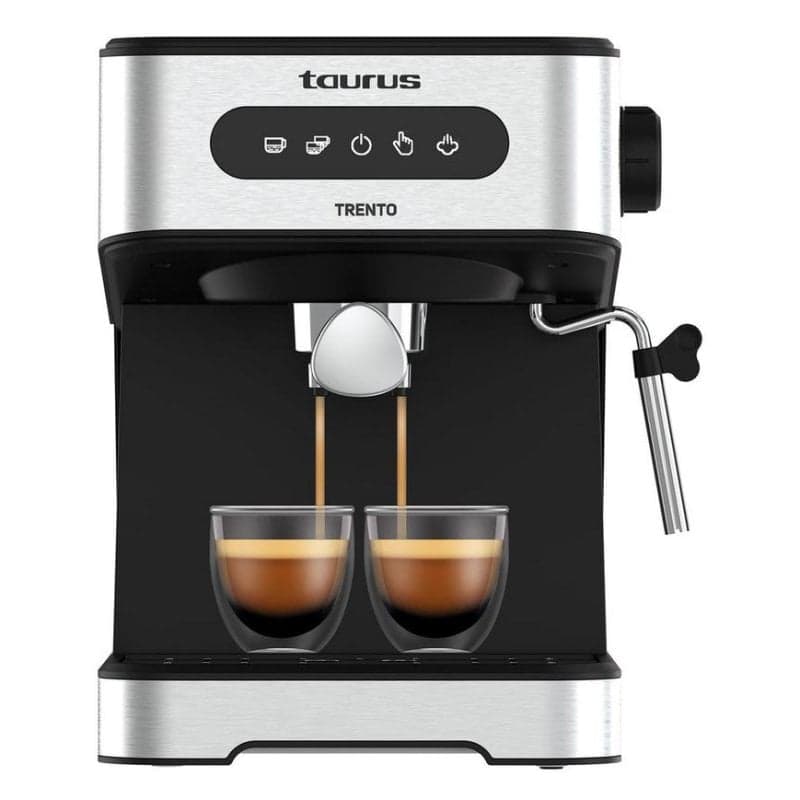 Cafetera Espresso Taurus Trento 1,5 L 20 Bares con vaporizador y panel táctil