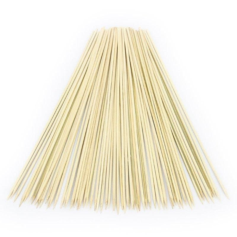 Varilla de madera MonsterShop 30 cm bambú para algodón de azúcar pack 300 unidades