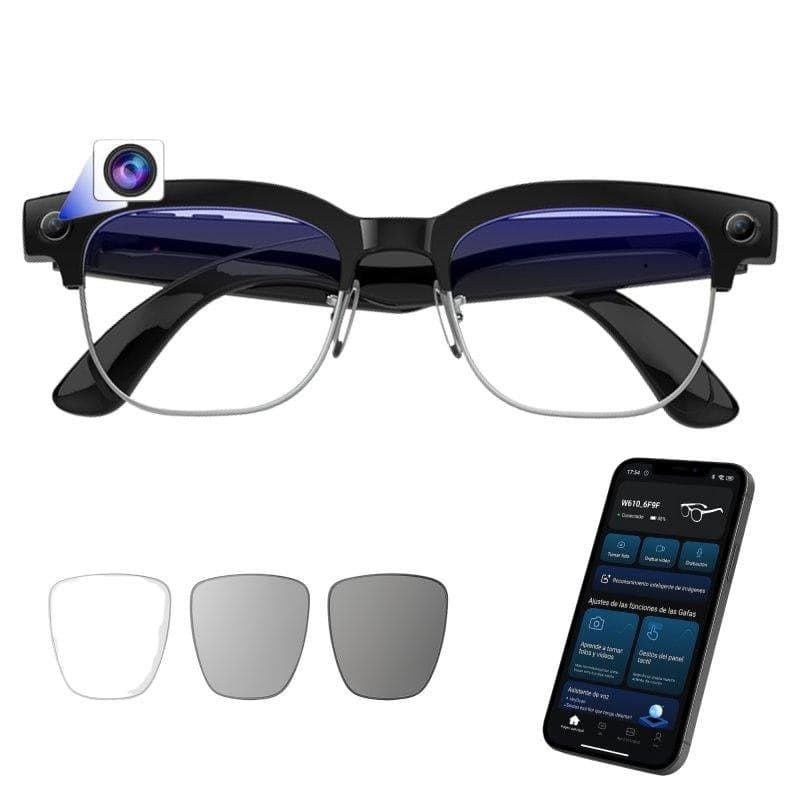 Gafas Inteligentes Smartia Vision Pro Lite Cámara 33MP 4K IA GPT-5
