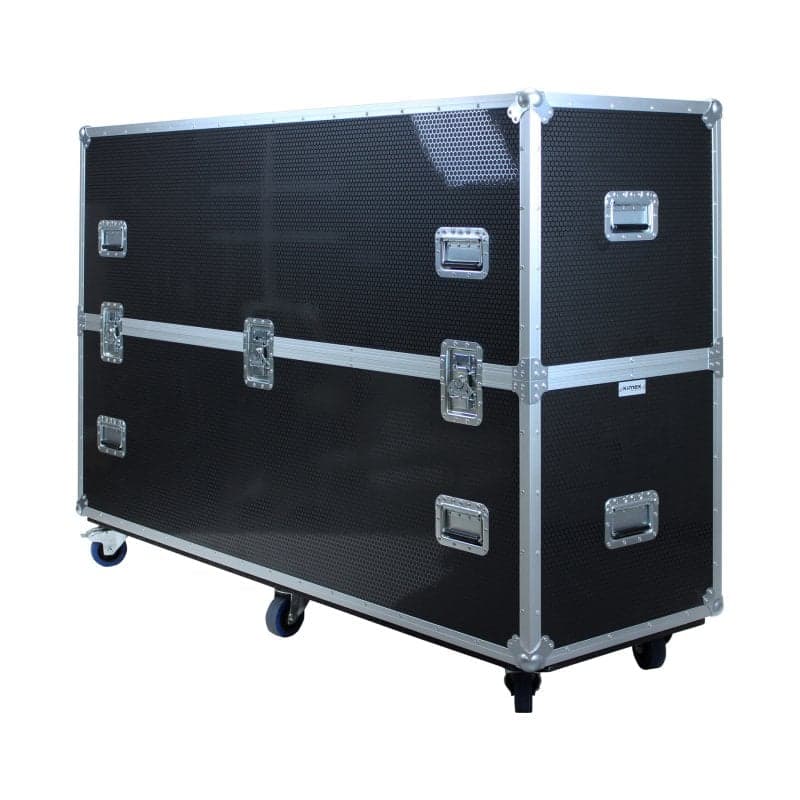 Kimex Flight Case Para Dos Pantallas De Tv 55"-70"