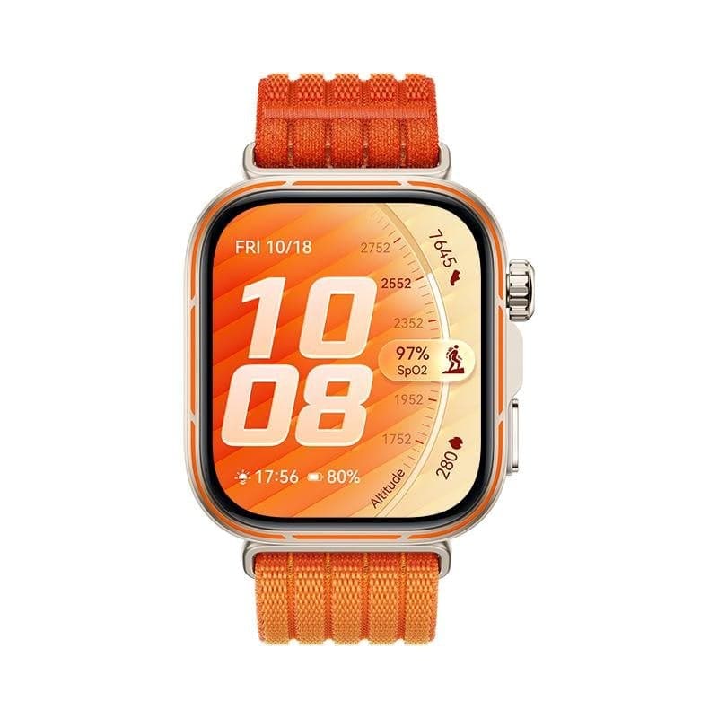 Huawei WATCH Fit 5 Pro Bluetooth GPS NFC 44,5mm Oro Correa Naranja Resistencia Agua 5ATM