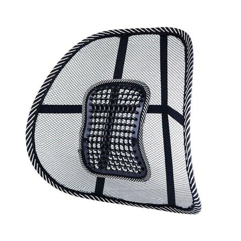 Soporte Lumbar Klack para Silla de Oficina y Coche con Perlas de Masaje