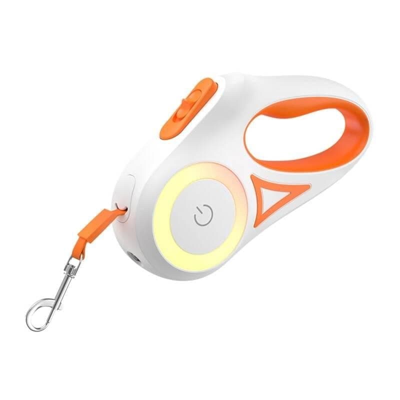 Correa Automática Rojeco 3m Naranja con Linterna LED e Iluminación RGB