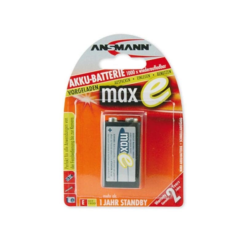 Batería recargable Ansmann 200mAh maxE E-Block NiMH 8,4 V