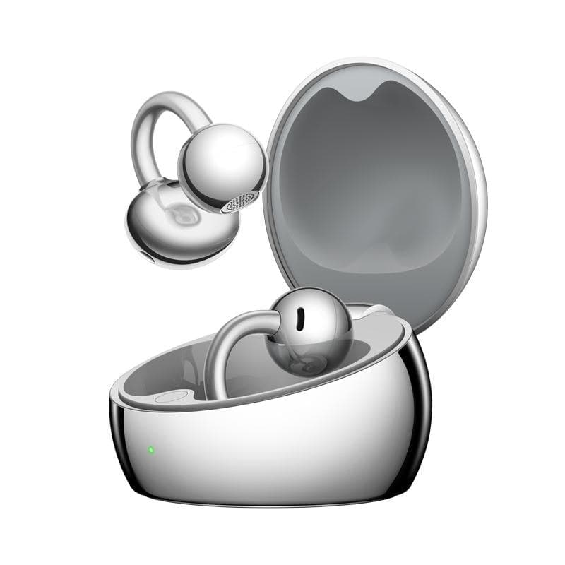 Auriculares Huawei FreeClip 2 S inalámbricos Bluetooth 6.0 para llamadas y música, resistentes al agua, color plata