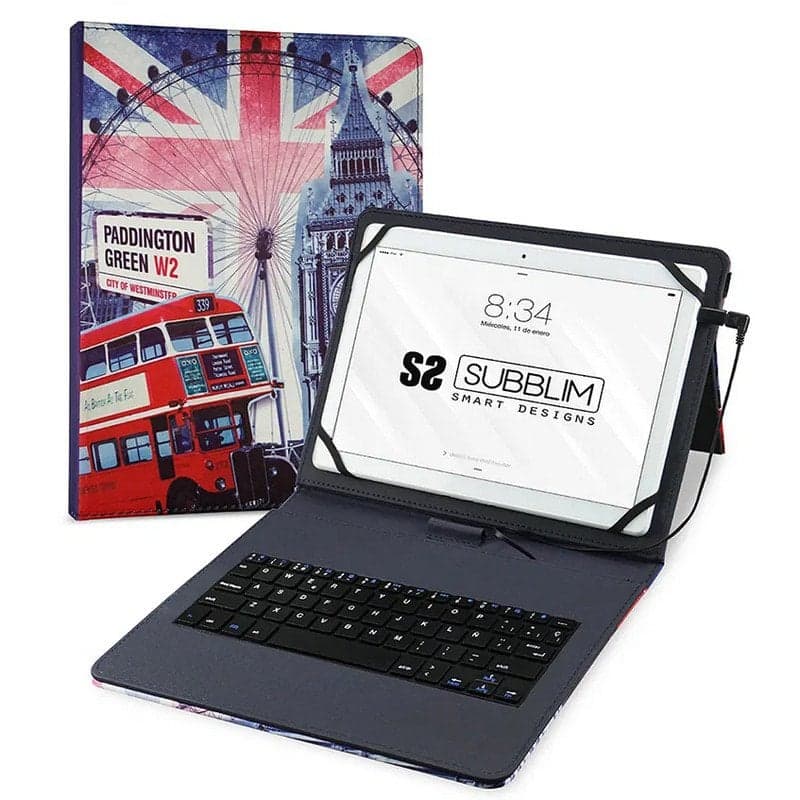 Subblim Keytab England USB Funda para Tablet 10.1"