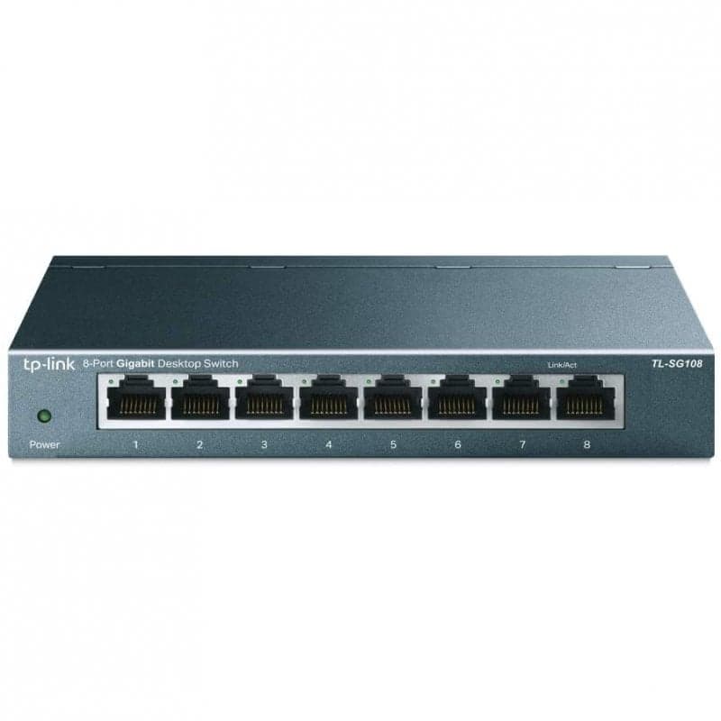 TP-Link TL-SG108S Switch No Administrado 8 Puertos Gigabit Ethernet