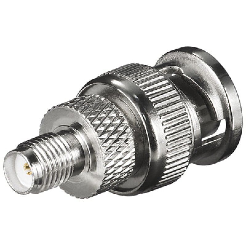 Goobay Adaptador SMA a BNC Hembra/Macho Gris