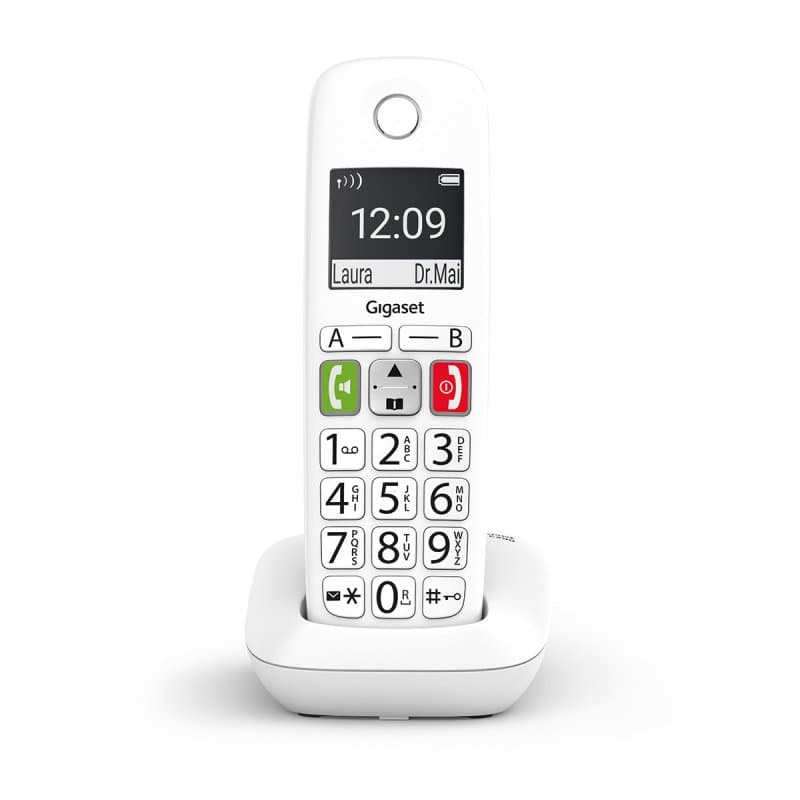 Gigaset E290 Teléfono Inalámbrico DECT Blanco