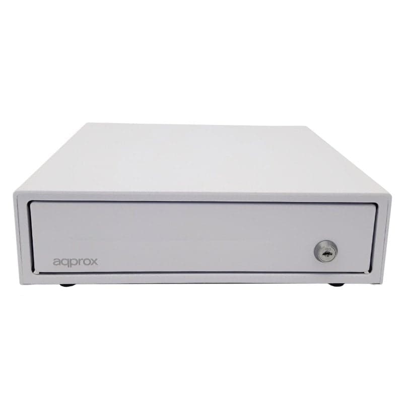 Approx APPCASH33WH Cajón Portamonedas Manual/Automático Blanco
