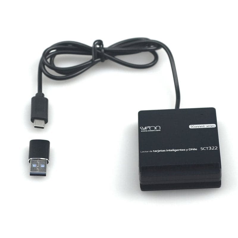 Sveon SCT322 Lector de DNI 3.0 USB-C