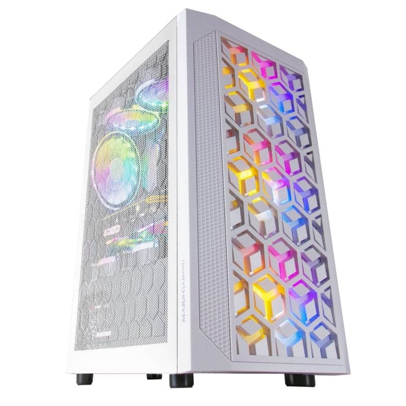 Mars Gaming MCMESH Micro ATX USB 3.0 Blanca