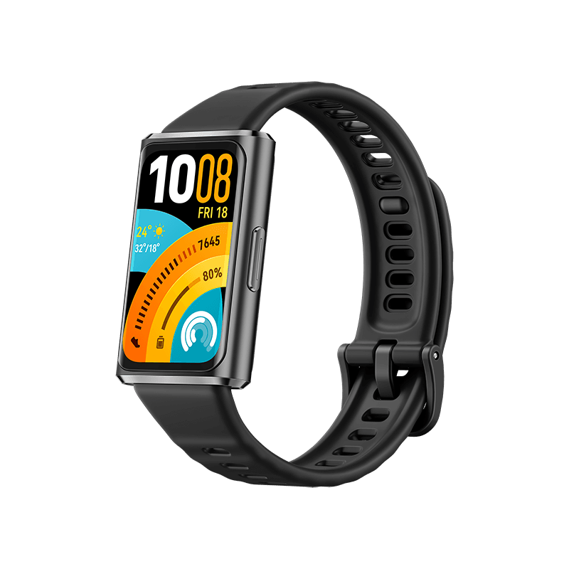 HUAWEI Band 11 Pro Negro Fluoroelastómero Caja de Aleación de Aluminio / Posicionamiento GNSS Autónomo / Seguimiento del Sueño Mejorado