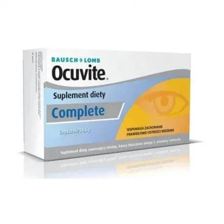 Ocuvite Complete, 30 cápsulas, Bausch & Lomb
