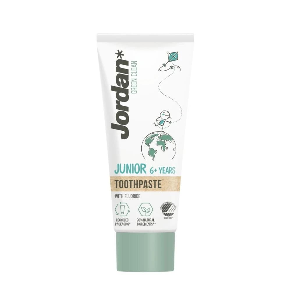 Pasta de dientes para niños Green Clean, 6-12 años, 50 ml, Jordan