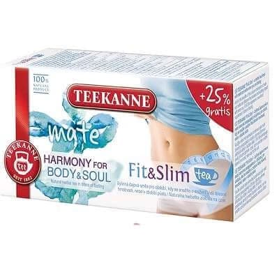 Té adelgazante Fit and slim, 20x1,6g, Teekanne