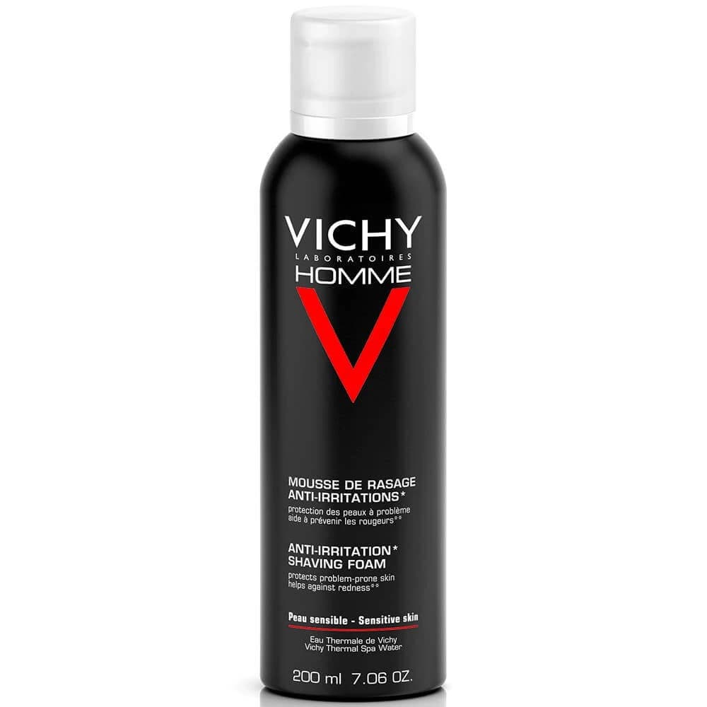 Vichy Espuma de Afeitar Masculina Antiirritación Piel Sensible 200ml