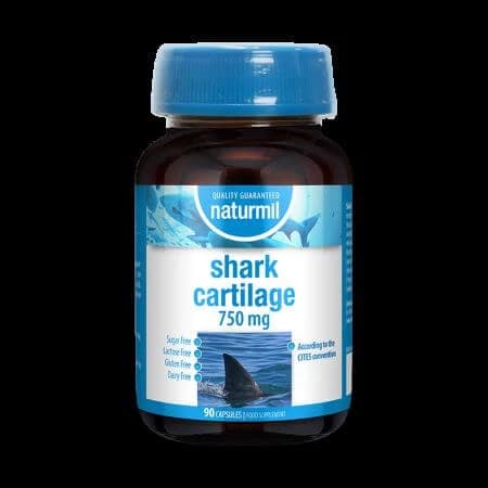 Cartílago de tiburón, 750 mg, 90 cápsulas, Dietmed