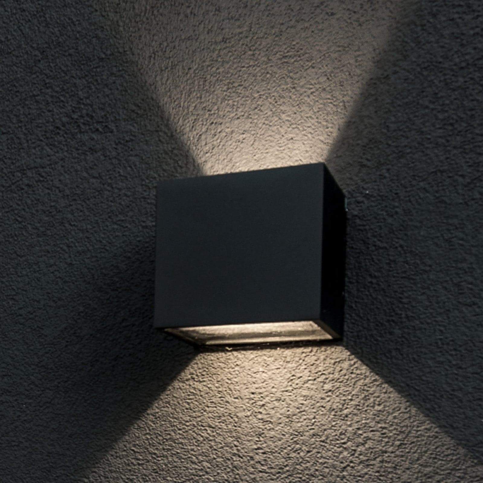 Foco empotrable downlight LED para exteriores Cube, negro, IP54, 15 cm, LIGHT-POINT - Diseño - Aluminio - Bombilla única