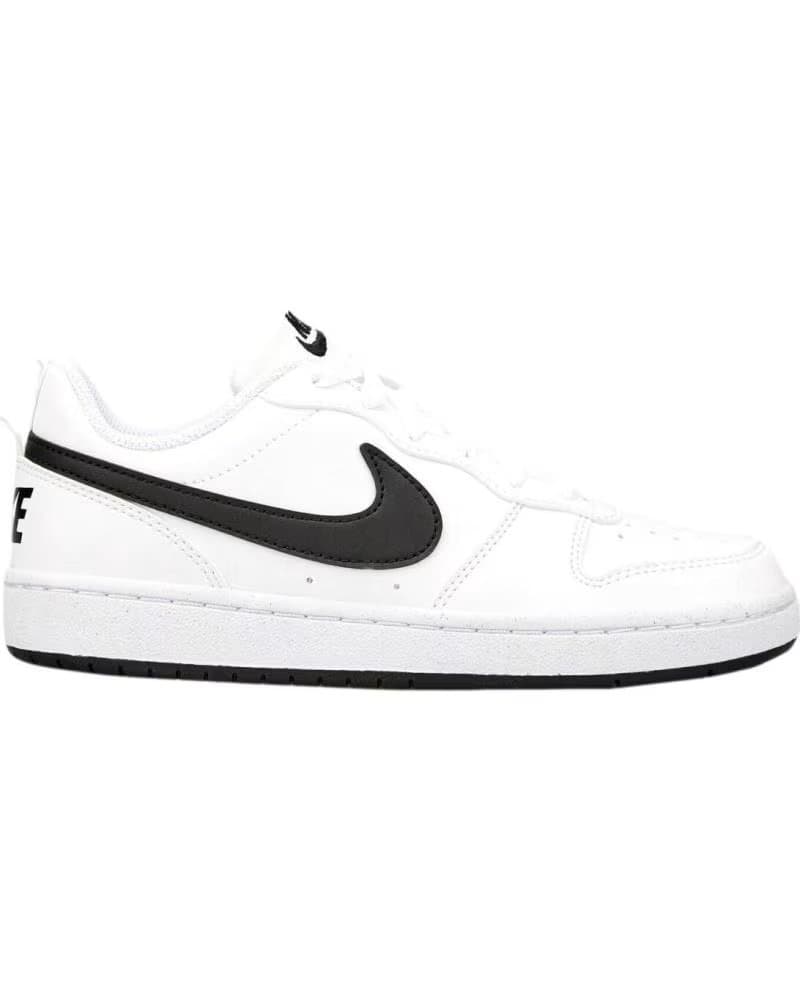 de NIKE ZAPATILLAS DEPORTIVAS NIKE COURT BOROUGH LOW RECRAFT GS DV5456-104 BLANCO NEGRO WHITE-BLACK