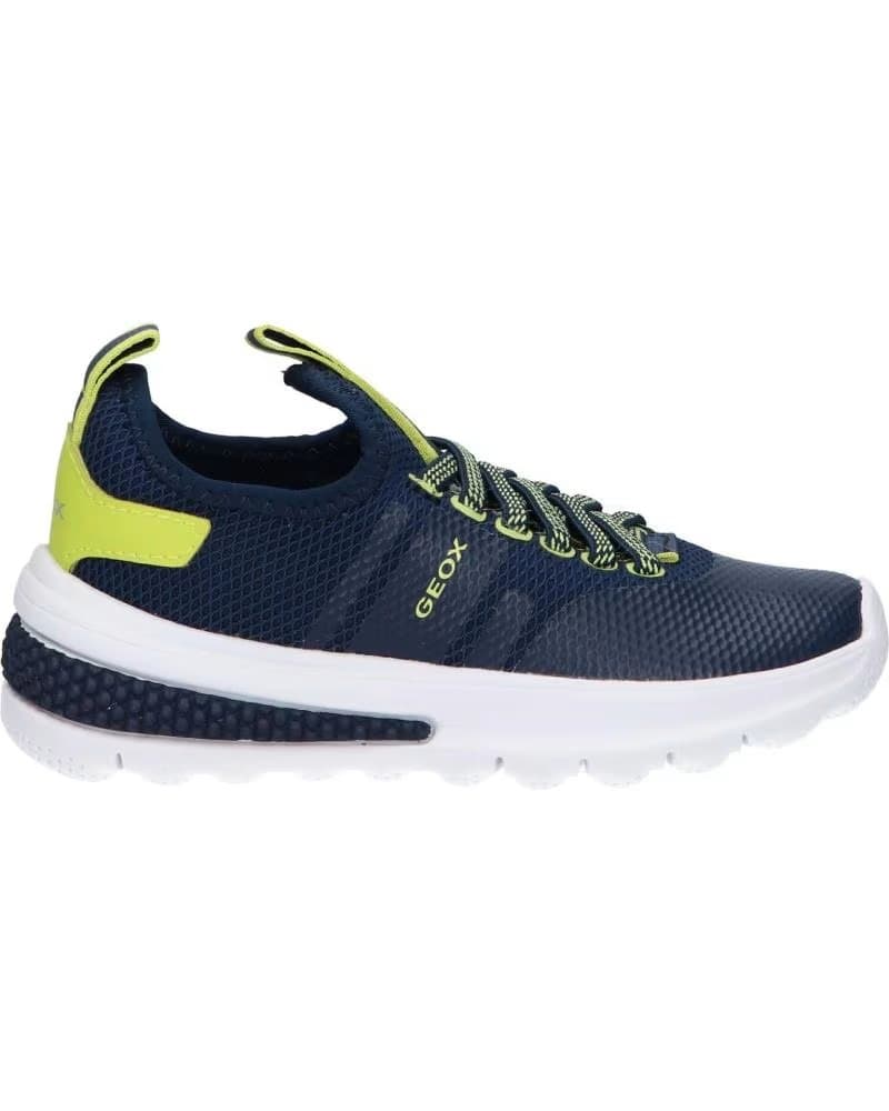 Deportivas de Niña y Niño GEOX J45LTB 0159J J ACTIVART CF43S NAVY-LIME GREEN