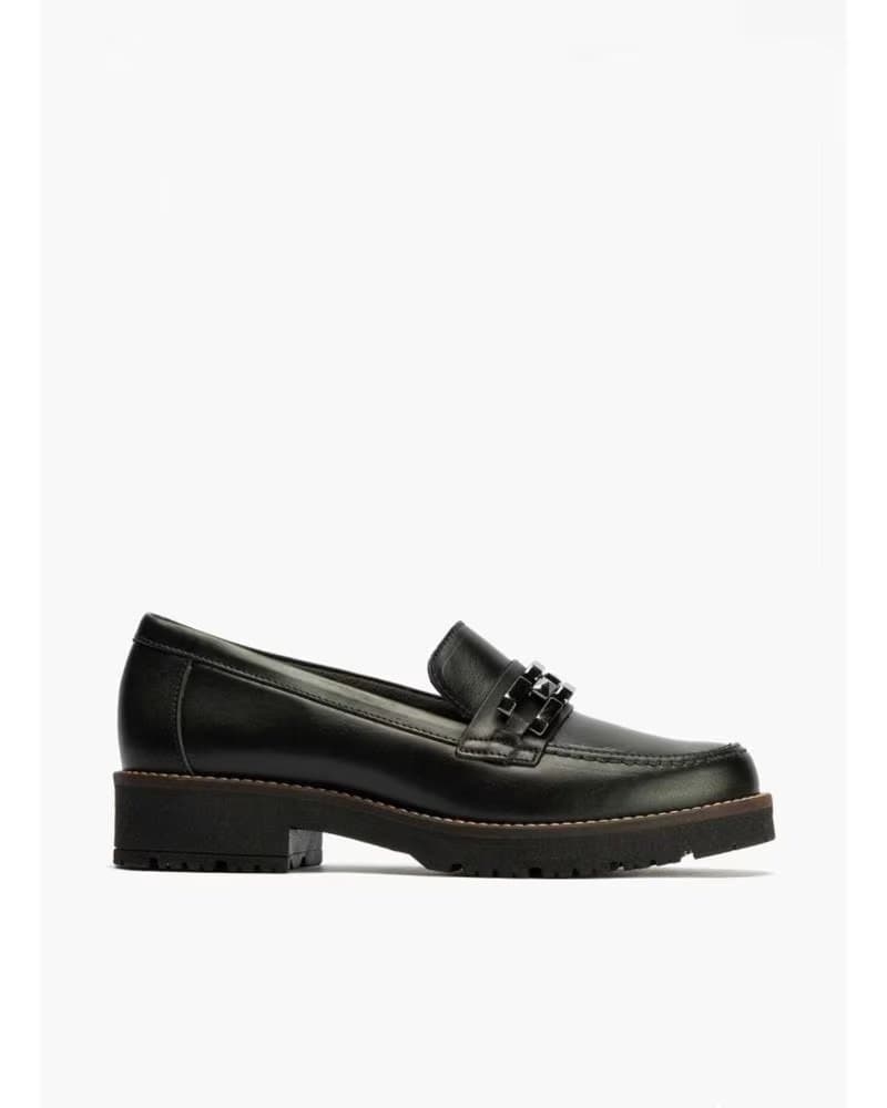 PITILLOS 10775 NEGRO CON CADENA Y SUELA TRACK NEGRO