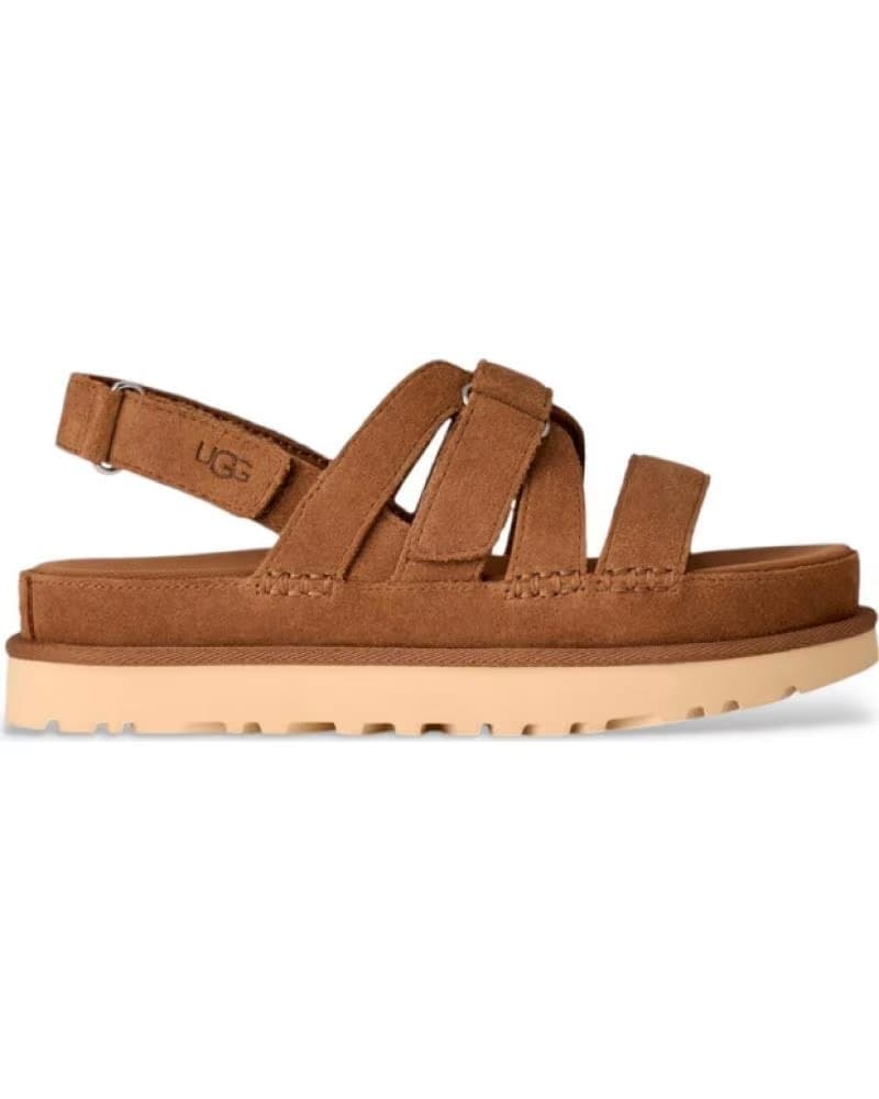UGG SANDALIAS GOLDENSTAR GLEAM MARRÓN CUERO