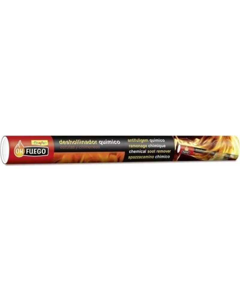 DESHOLLINADOR QUÍMICO OK FUEGO PARA ESTUFAS Y CHIMENEAS MULTICOLOR