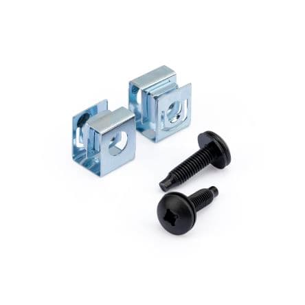 StarTech.com Juego de tornillos serie CABSCREW de Metálico, para usar con Bastidores Y Armarios Para Servidores, dim.