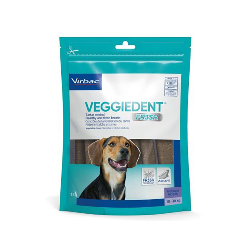 VEGGIEDENT Fresh para perros - 30 x 26 g M para perros medianos (10-30 kg)