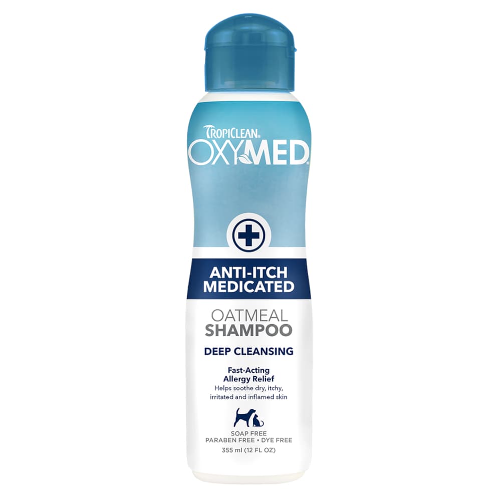 TropiClean OxyMed Champô Anti-comichão - 355 ml
