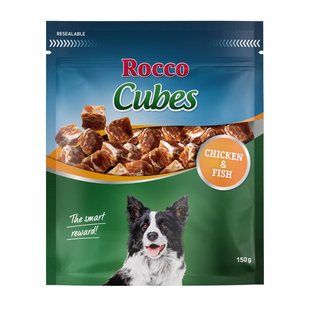 Rocco Cubes - Pack económico - Frango 4 x 150 g