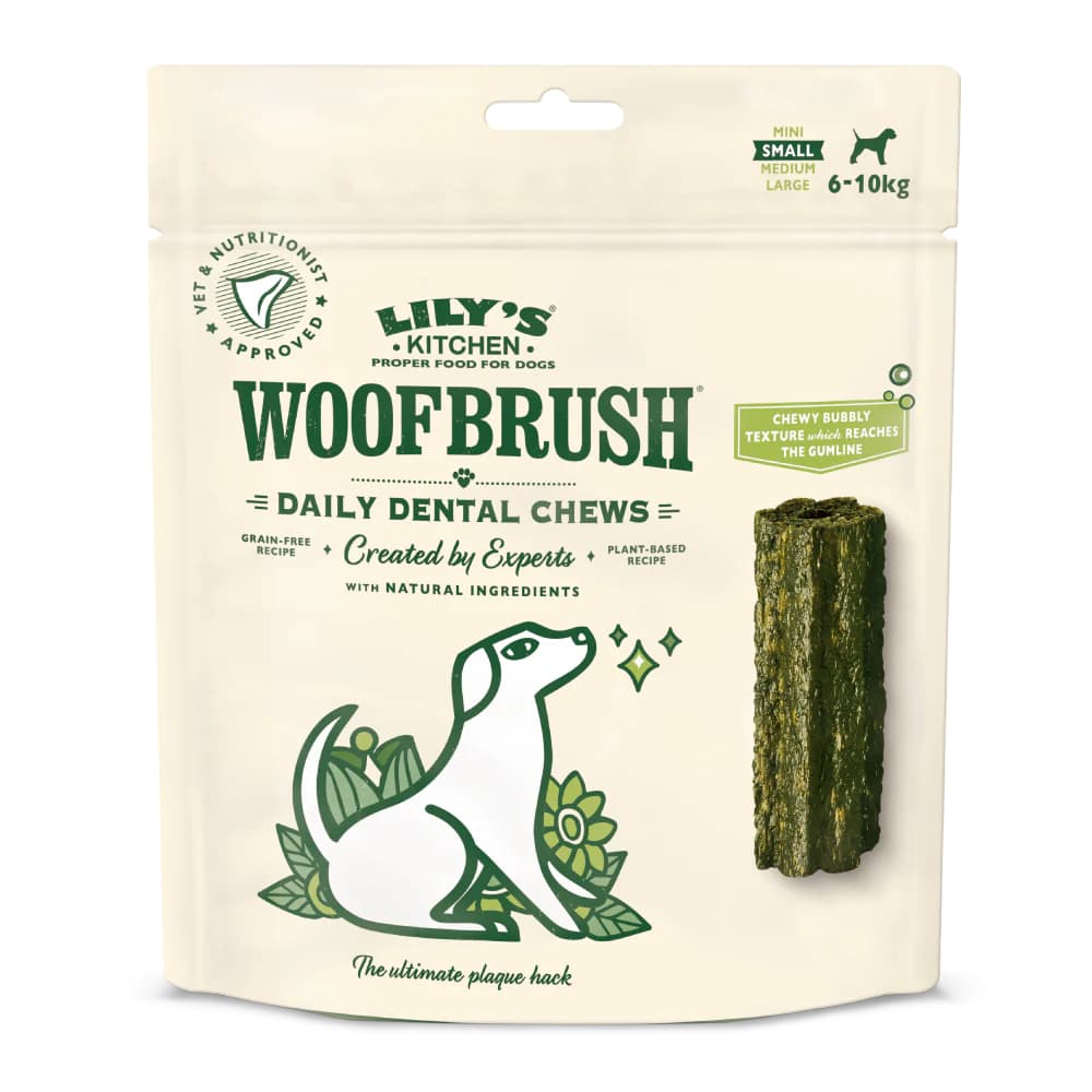 Lily's Kitchen Woofbrush Dental Sticks para cães pequenos - 7 x 22 g