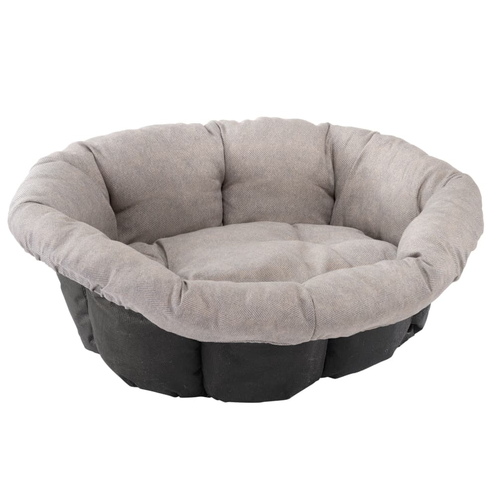 Ferplast Siesta Deluxe Tweed Cobertura bege para cesta - Tamanho 8: C 85 x L 62 x A 28,5 cm
