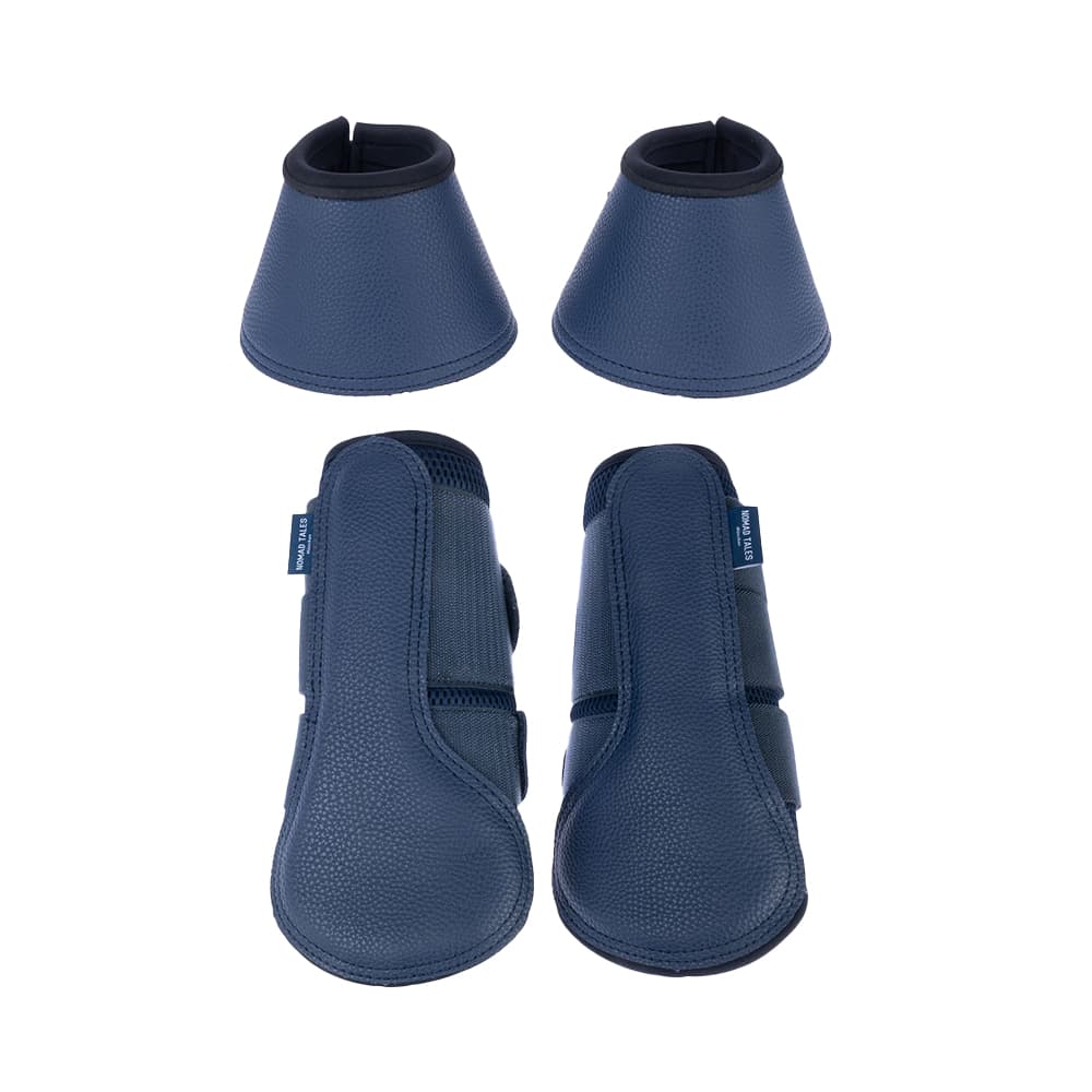 Set de polainas y botas para cascos Nomad Tales de cuero artificial - Set talla S: 2 polainas + 2 botas para cascos