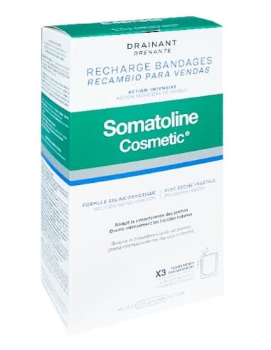 Somatoline Recambio Vendas Reductoras Drenantes 6 Sobres