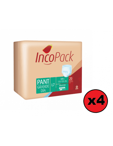 Incopack Pant Día Talla Grande 80 Absorbentes