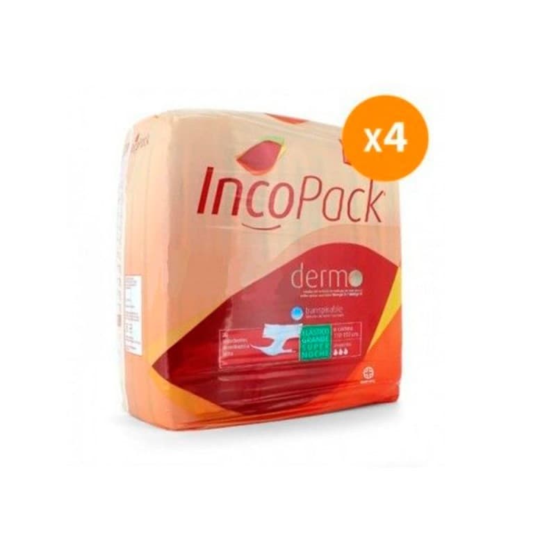 Incopack Absorbente Inc Orina Día Anat Incopack T- Gde 80 Unid