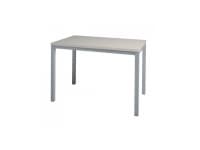 Pie de mesa aluminio 110x70 cm Blanco