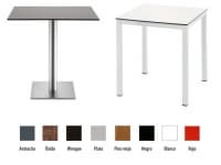 Tablero compacto liso 80x80 Oxido