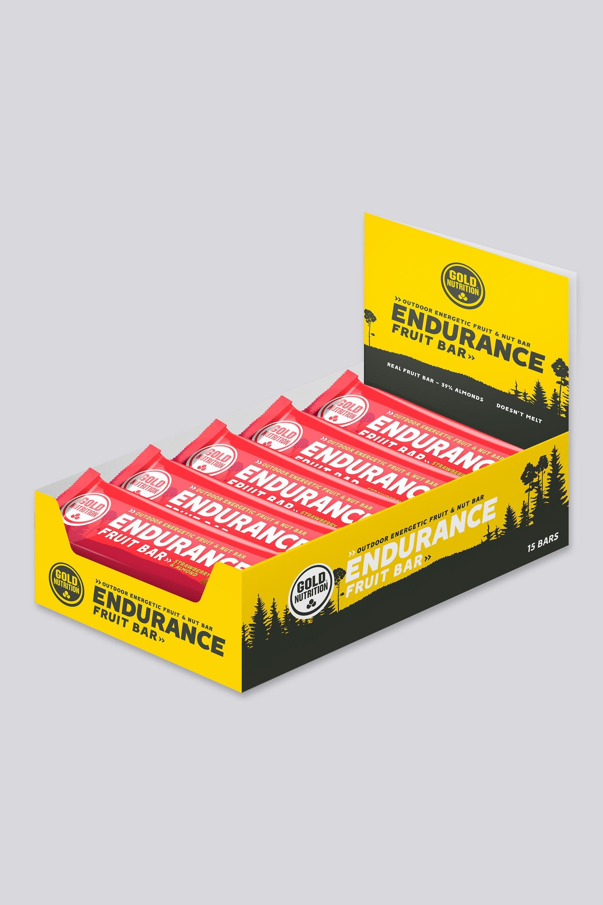 Gold Nutrition Endurance Fresa - U 15UDS - Caja 15 Barritas Energéticas talla T.U.