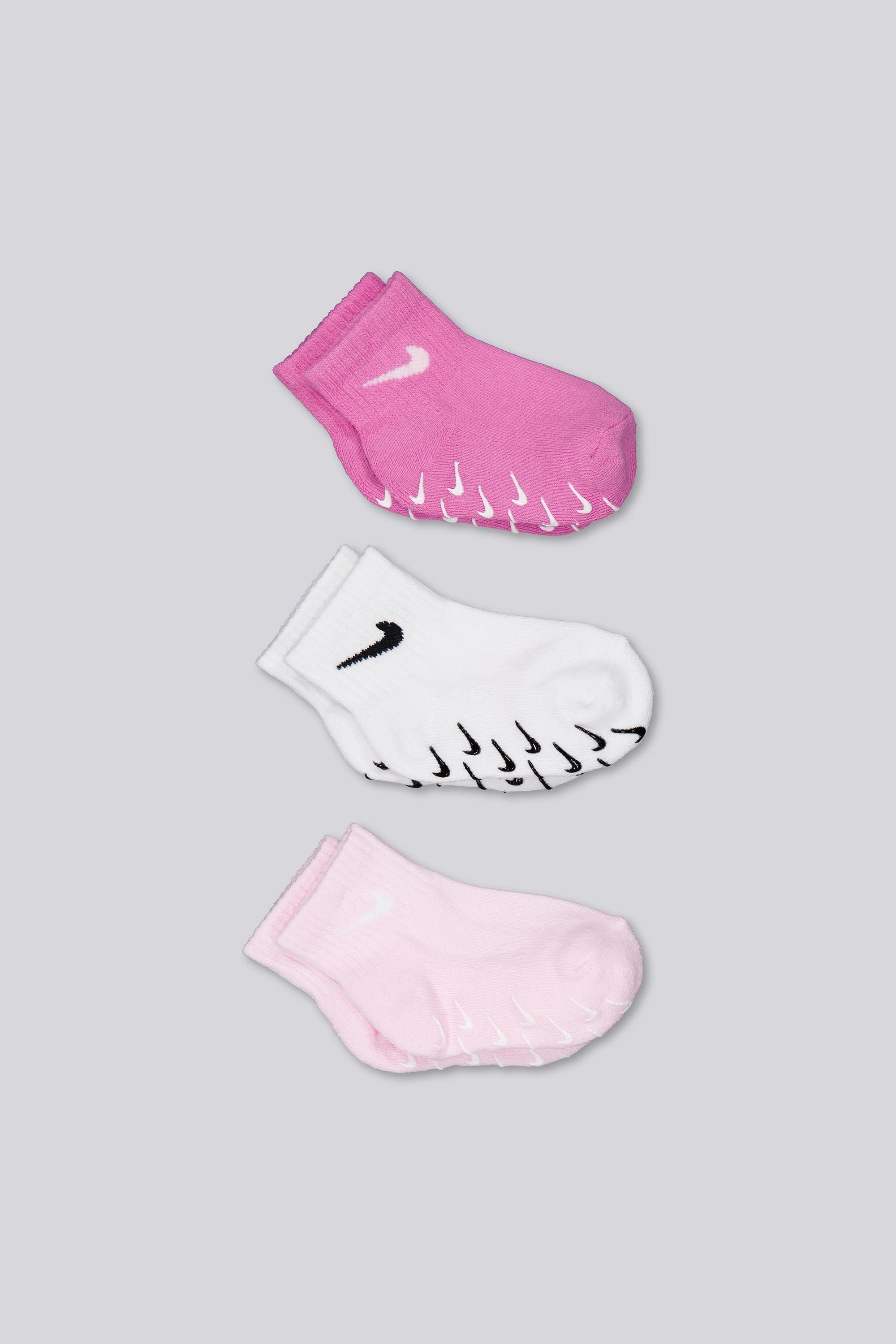 Calcetines Cortos Nike Pack 3 Bebé Blancos talla 24M