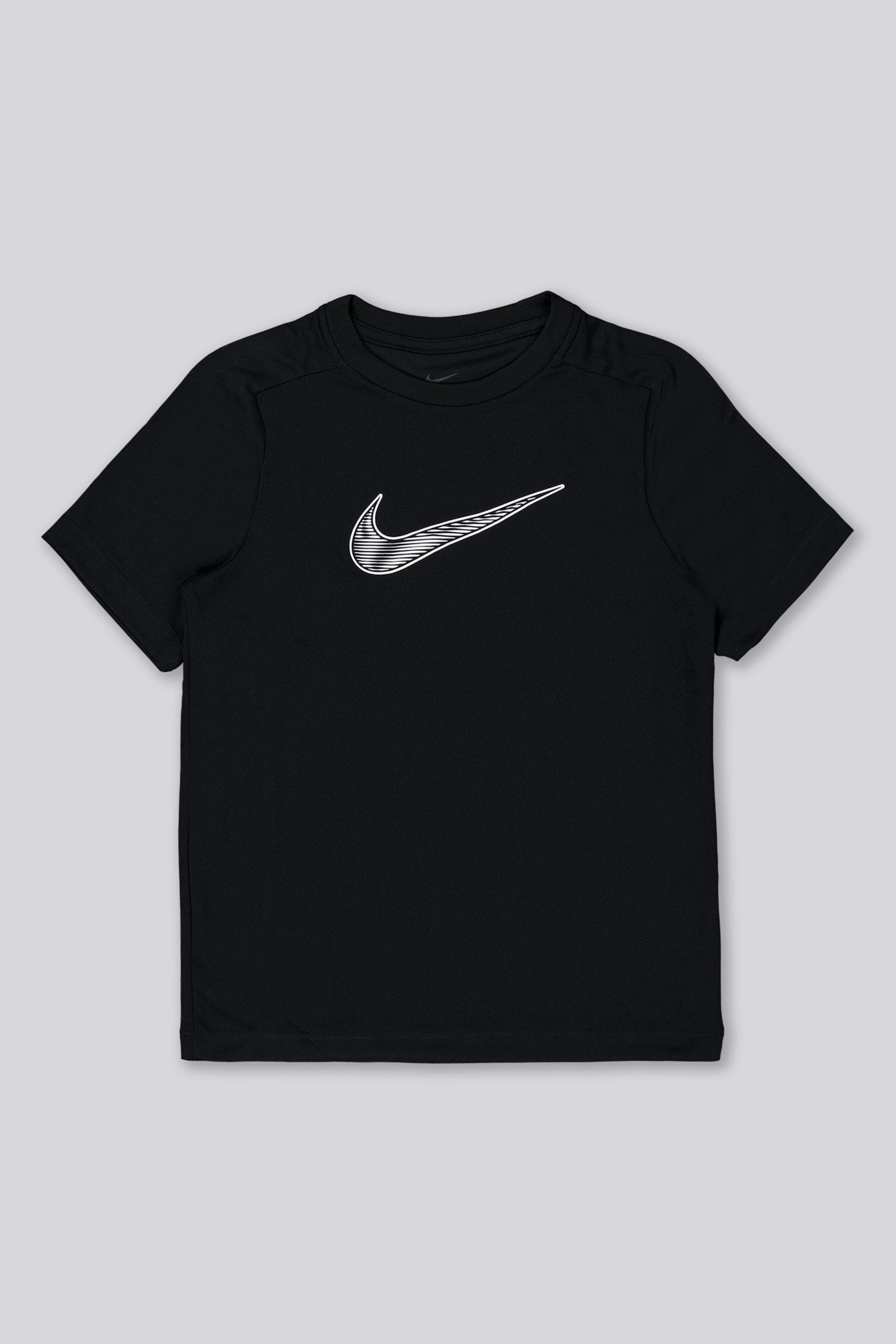 Camiseta Fútbol Junior Nike Manga Corta Negro talla 8/10