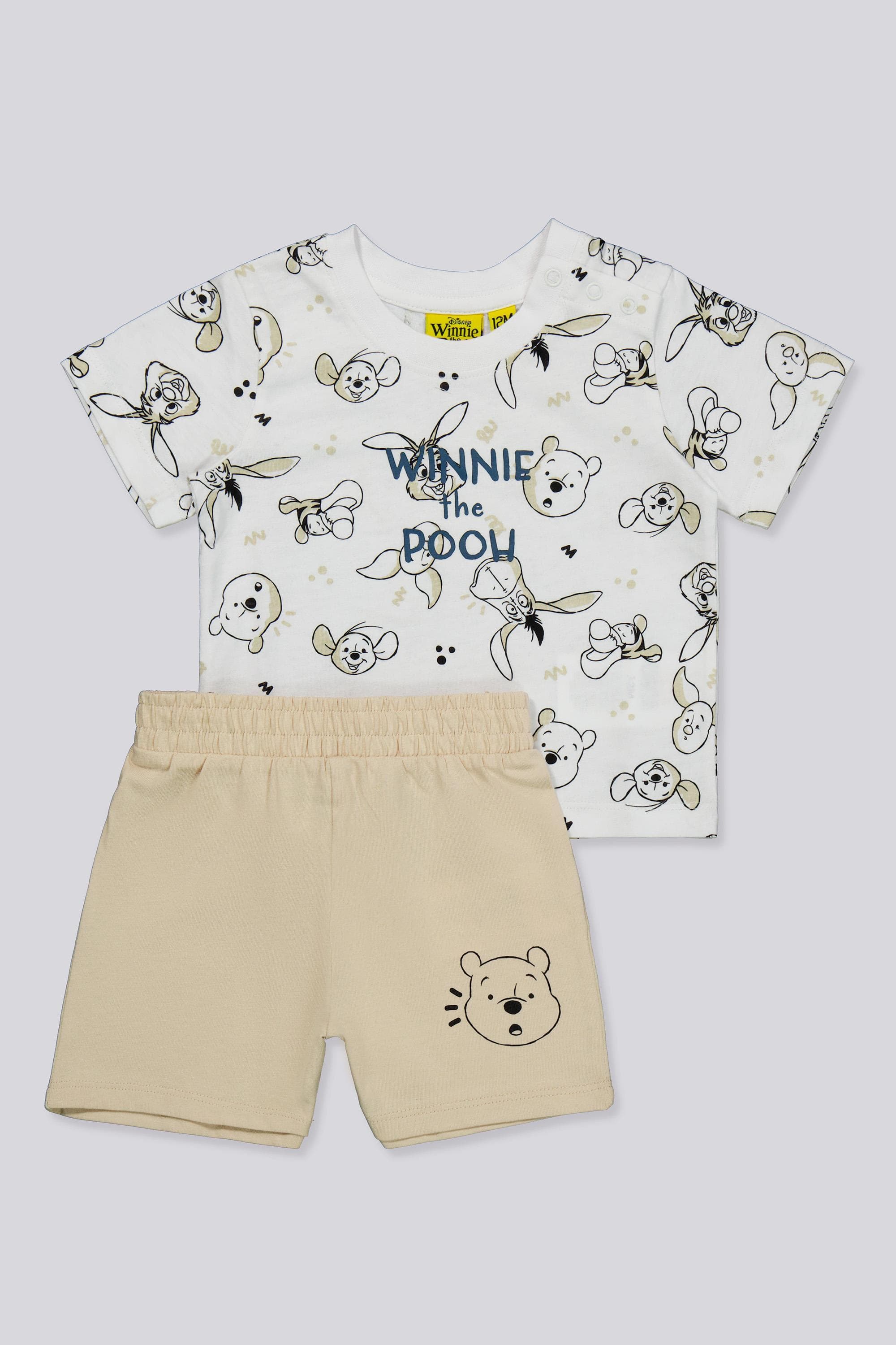 Conjunto Winnie The Pooh - Blanco - Conjunto Bebé talla 12M