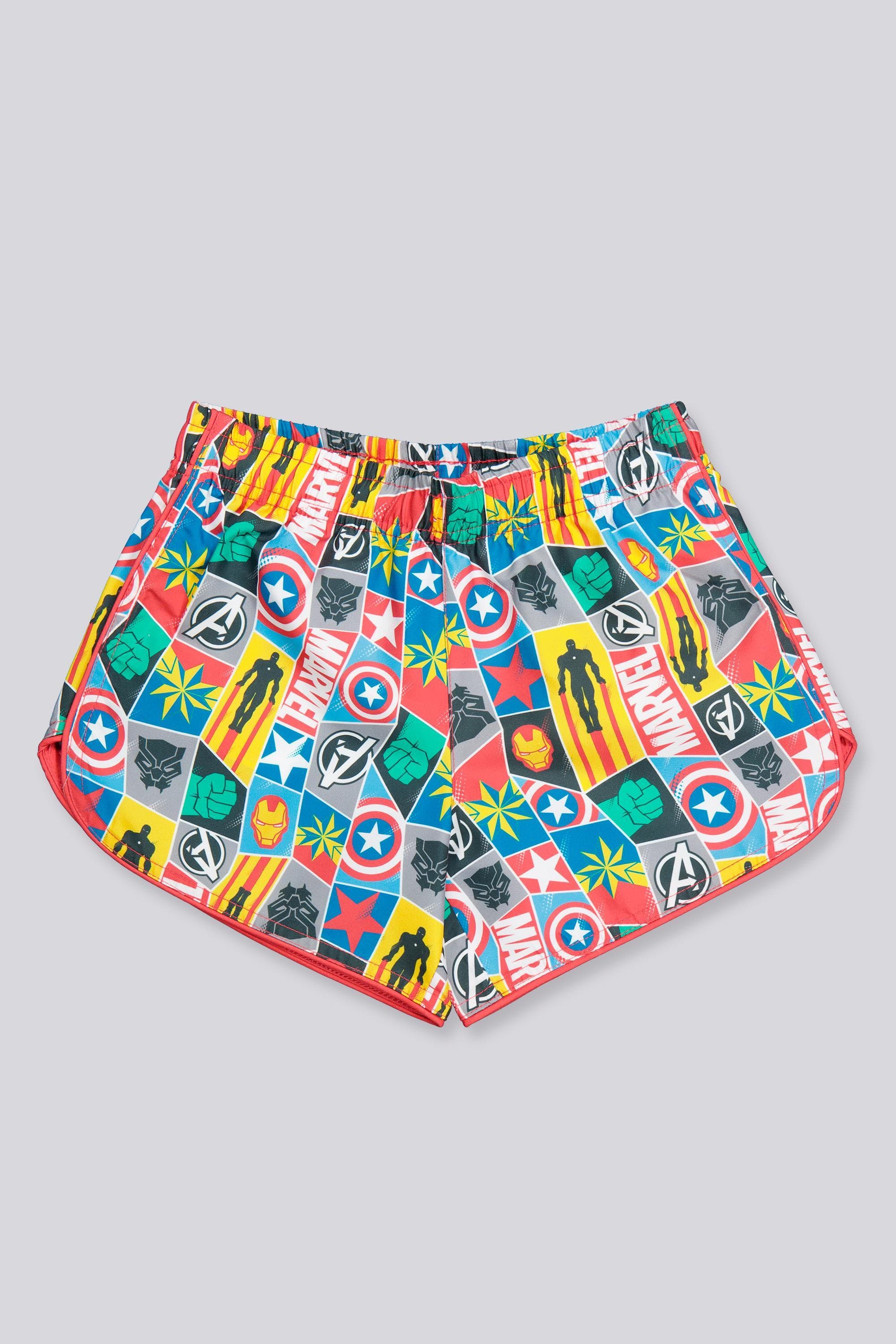 Bañador Capitán América - Multicolor - Bañador Niño Marvel talla 2