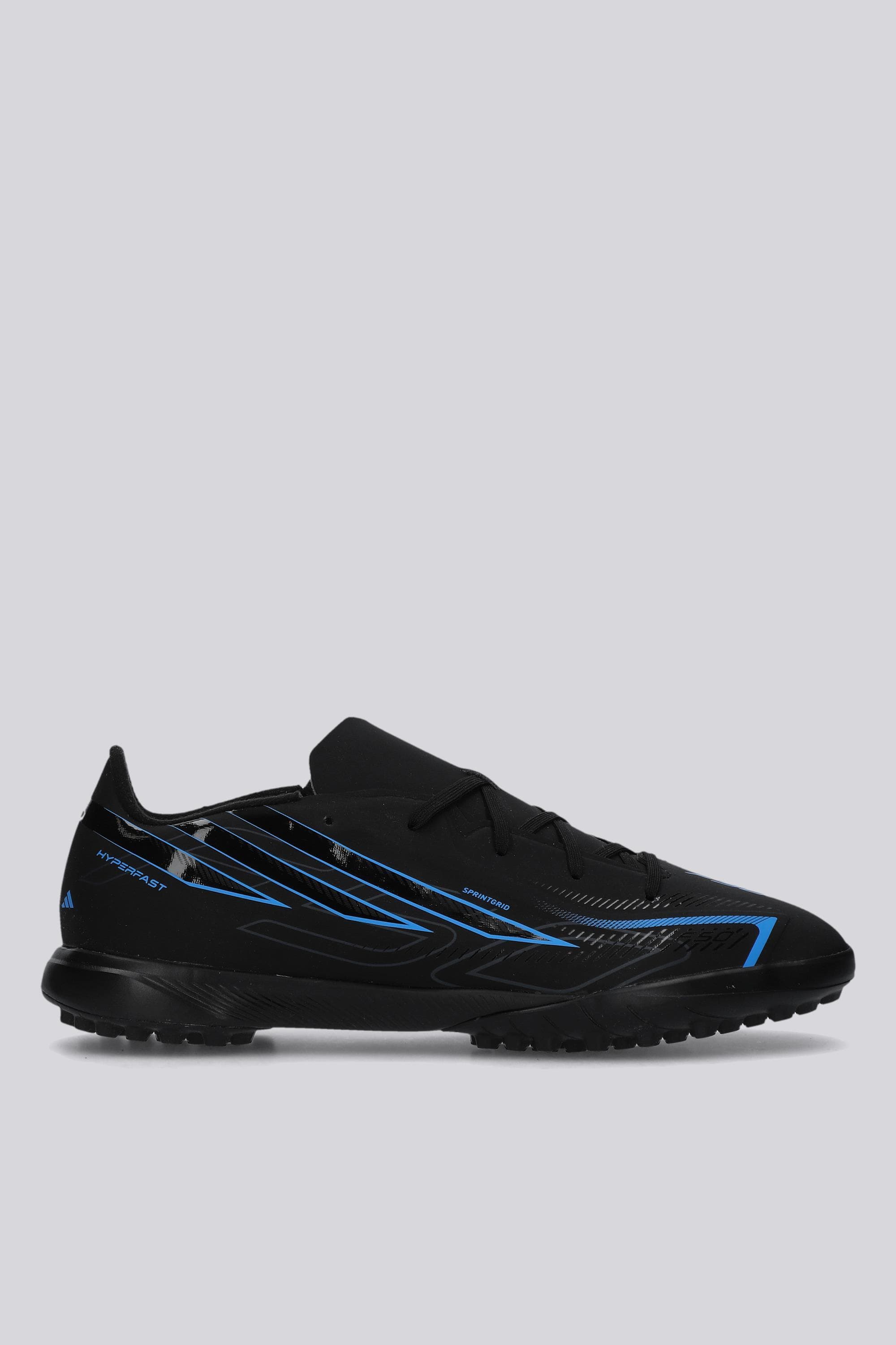 Botas Turf Jr adidas F50 Hyperfast League Negras talla 31
